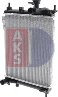 AKS Dasis 510026N - Радіатор, охолодження двигуна autocars.com.ua