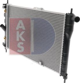 AKS Dasis 510040N - Радіатор, охолодження двигуна autocars.com.ua