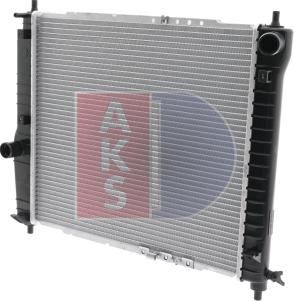 AKS Dasis 510068N - Радіатор, охолодження двигуна autocars.com.ua