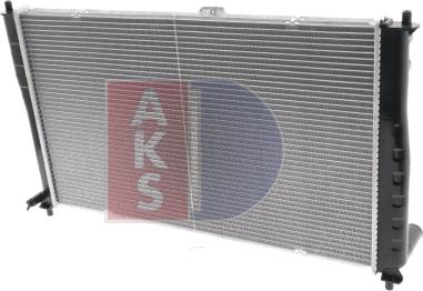 AKS Dasis 510090N - Радіатор, охолодження двигуна autocars.com.ua