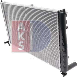 AKS Dasis 510090N - Радіатор, охолодження двигуна autocars.com.ua