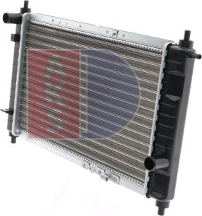 AKS Dasis 510170N - Радіатор, охолодження двигуна autocars.com.ua