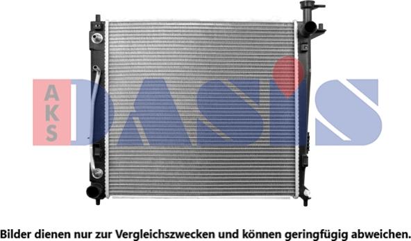 AKS Dasis 510184N - Радиатор, охлаждение двигателя autodnr.net