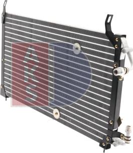 AKS Dasis 512010N - Конденсатор, кондиціонер autocars.com.ua