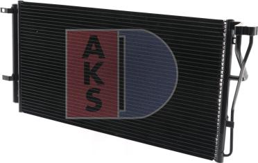 AKS Dasis 512035N - Конденсатор, кондиціонер autocars.com.ua