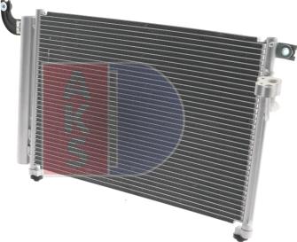 AKS Dasis 512044N - Конденсатор, кондиціонер autocars.com.ua