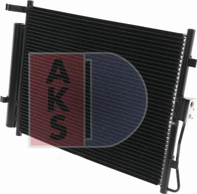 AKS Dasis 512068N - Конденсатор, кондиціонер autocars.com.ua