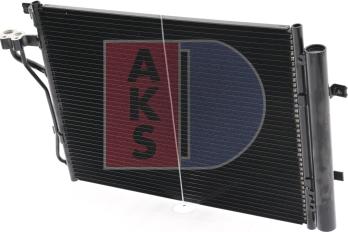 AKS Dasis 512076N - Конденсатор, кондиціонер autocars.com.ua