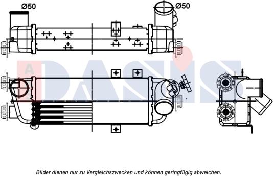 AKS Dasis 517012N - Интеркулер autocars.com.ua