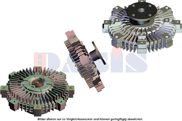 AKS Dasis 518044N - Зчеплення, вентилятор радіатора autocars.com.ua