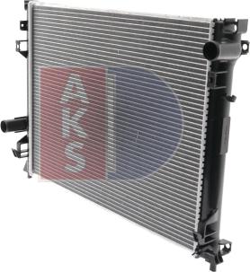 AKS Dasis 520025N - Радіатор, охолодження двигуна autocars.com.ua