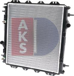 AKS Dasis 520044N - Радіатор, охолодження двигуна autocars.com.ua