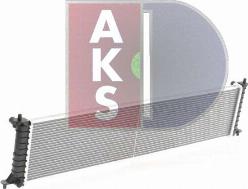 AKS Dasis 520048N - Радіатор, охолодження двигуна autocars.com.ua