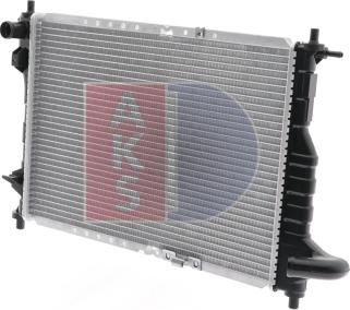 AKS Dasis 520098N - Радіатор, охолодження двигуна autocars.com.ua