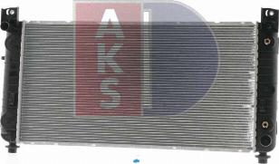 AKS Dasis 520107N - Радіатор, охолодження двигуна autocars.com.ua