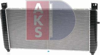 AKS Dasis 520107N - Радіатор, охолодження двигуна autocars.com.ua