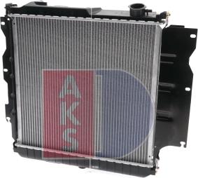 AKS Dasis 520110N - Радіатор, охолодження двигуна autocars.com.ua