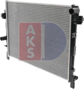 AKS Dasis 520114N - Радіатор, охолодження двигуна autocars.com.ua