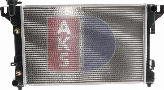 AKS Dasis 520190N - Радіатор, охолодження двигуна autocars.com.ua