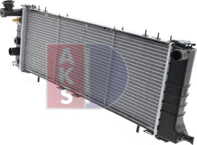 AKS Dasis 520250N - Радіатор, охолодження двигуна autocars.com.ua