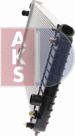 AKS Dasis 520340N - Радіатор, охолодження двигуна autocars.com.ua