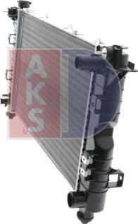 AKS Dasis 520660N - Радіатор, охолодження двигуна autocars.com.ua