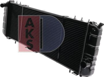 AKS Dasis 520710N - Радіатор, охолодження двигуна autocars.com.ua