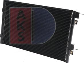 AKS Dasis 522008N - Конденсатор, кондиціонер autocars.com.ua