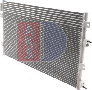 AKS Dasis 522009N - Конденсатор, кондиціонер autocars.com.ua