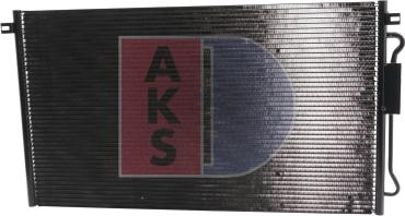 AKS Dasis 522012N - Конденсатор, кондиціонер autocars.com.ua