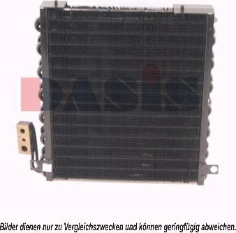 AKS Dasis 522040N - Конденсатор, кондиціонер autocars.com.ua