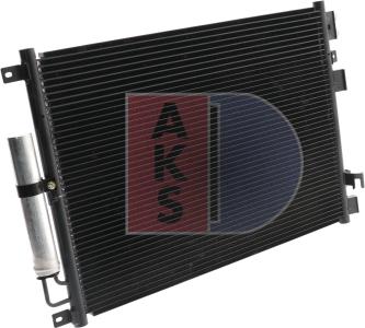 AKS Dasis 522073N - Конденсатор, кондиціонер autocars.com.ua