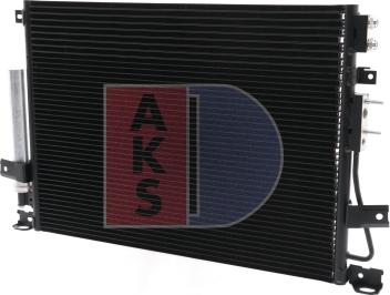 AKS Dasis 522077N - Конденсатор, кондиціонер autocars.com.ua