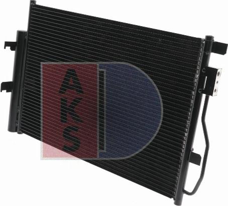 AKS Dasis 522082N - Конденсатор, кондиціонер autocars.com.ua