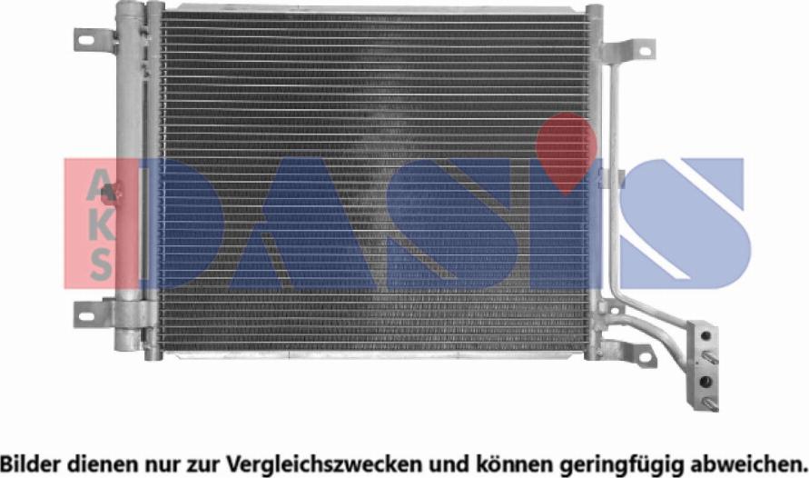 AKS Dasis 522102N - Конденсатор, кондиціонер autocars.com.ua