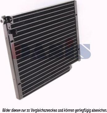 AKS Dasis 522390N - Конденсатор, кондиціонер autocars.com.ua