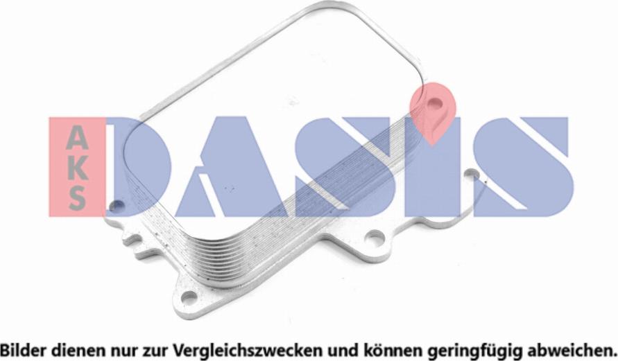 AKS Dasis 526014N - Масляний радіатор, рухове масло autocars.com.ua