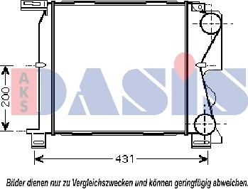 AKS Dasis 527002N - Интеркулер autocars.com.ua