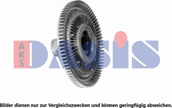 AKS Dasis 528098N - Зчеплення, вентилятор радіатора autocars.com.ua