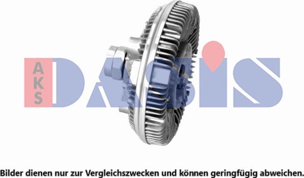 AKS Dasis 528100N - Зчеплення, вентилятор радіатора autocars.com.ua