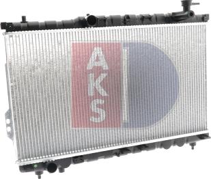 AKS Dasis 560019N - Радіатор, охолодження двигуна autocars.com.ua