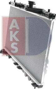 AKS Dasis 560019N - Радіатор, охолодження двигуна autocars.com.ua