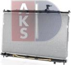 AKS Dasis 560044N - Радіатор, охолодження двигуна autocars.com.ua