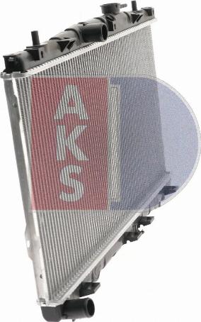 AKS Dasis 560049N - Радіатор, охолодження двигуна autocars.com.ua