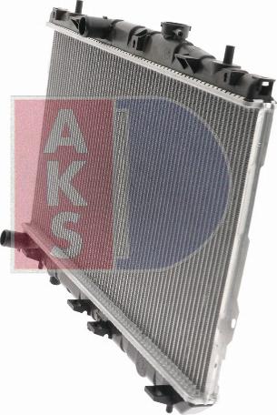 AKS Dasis 560049N - Радіатор, охолодження двигуна autocars.com.ua