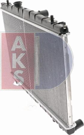 AKS Dasis 560049N - Радіатор, охолодження двигуна autocars.com.ua