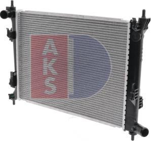 AKS Dasis 560070N - Радіатор, охолодження двигуна autocars.com.ua