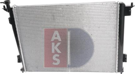 AKS Dasis 560096N - Радіатор, охолодження двигуна autocars.com.ua