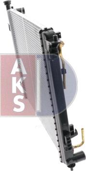 AKS Dasis 560096N - Радіатор, охолодження двигуна autocars.com.ua