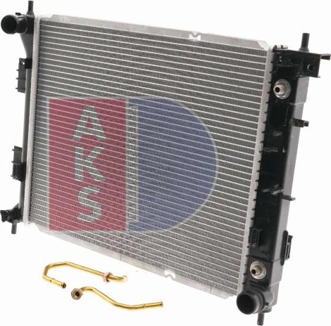 AKS Dasis 560101N - Радіатор, охолодження двигуна autocars.com.ua